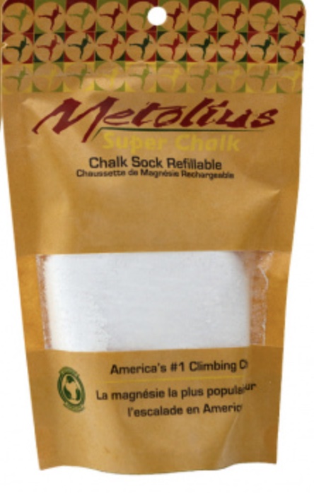 Metolius Super Chalk Refillable Chalk Sock - 65g