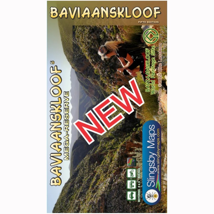 Slingsby Baviaanskloof Map 5th Edition