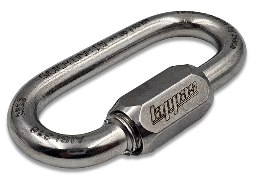 Lappas Quick Link D 8 SS 316 Maillon 8mm