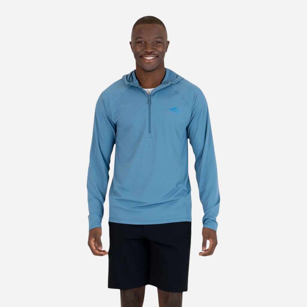 First Ascent Helio Long Sleeve Sun Hoody - Men's (Small)