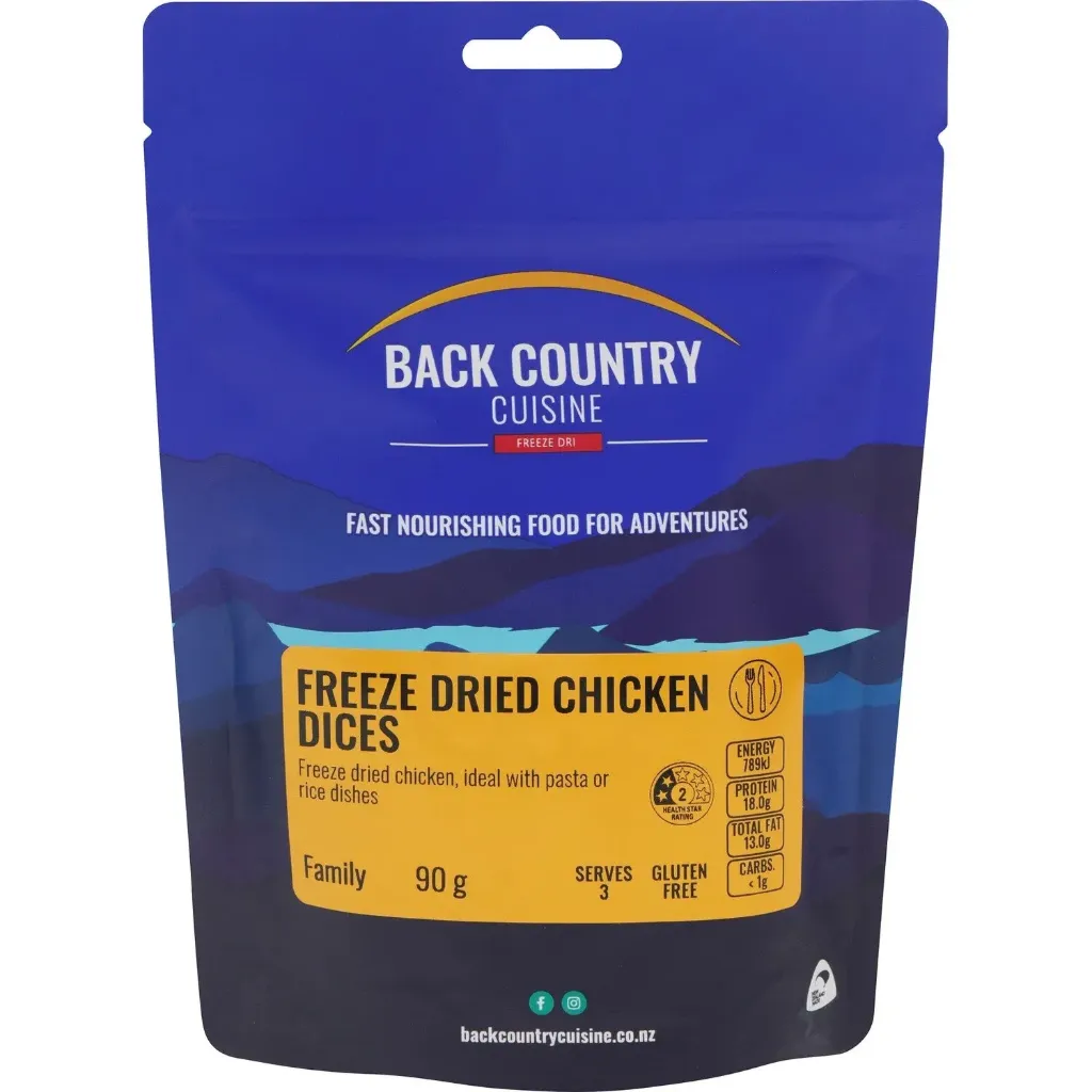 Back Country Cuisine: Chicken Dices - Gluten Free