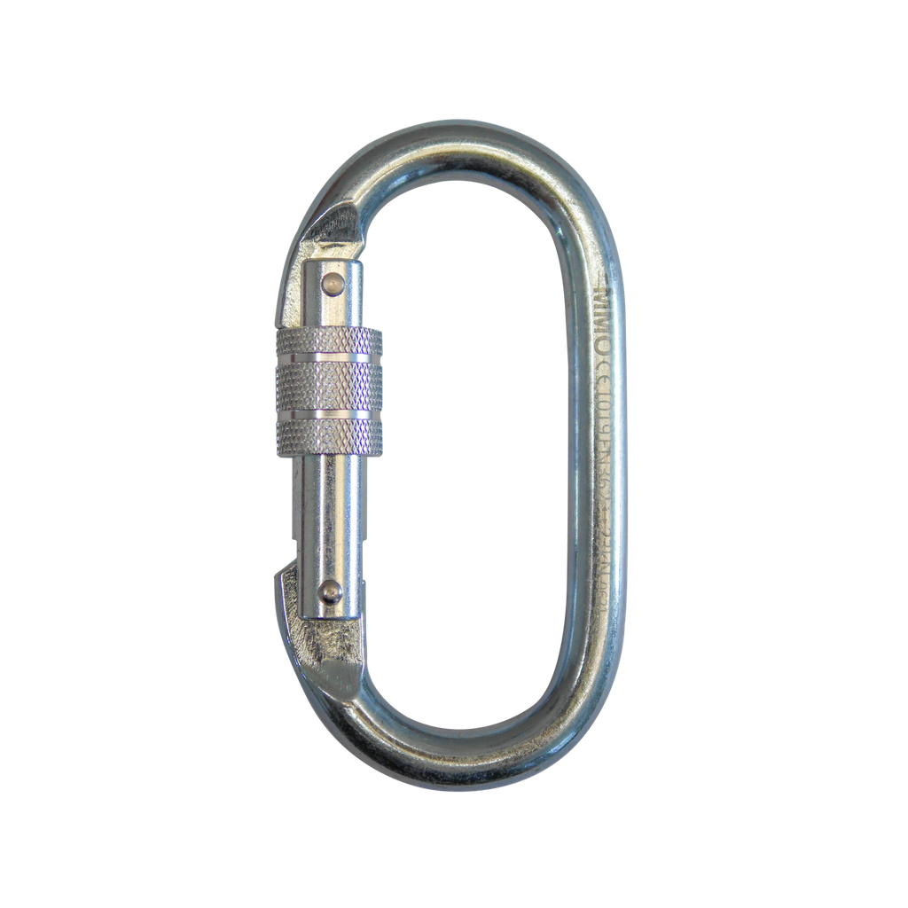 MMO Steel Oval Screwgate Carabiner