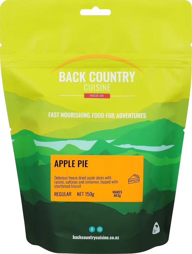 Back Country Cuisine Desert: Apple Pie