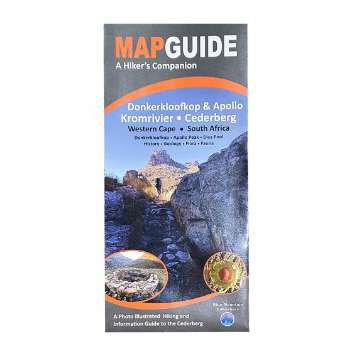Blue Mountain Map Guide - Donkerkloofkop & Apollo Kromrivier - Cederberg