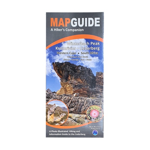 Blue Mountain Map Guide - Winterbach Peak Kromrivier - Cederberg 