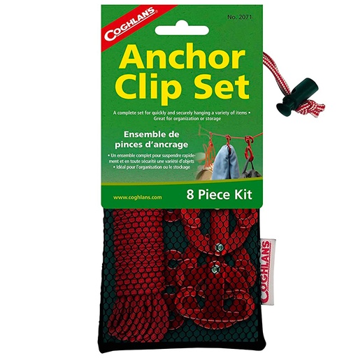 Coghlan's Anchor Clip Set (8 Piece)