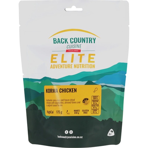 Back Country Cuisine: Elite Korma Chicken