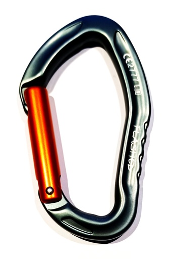 Flashed Straight-Solid Gate Carabiner