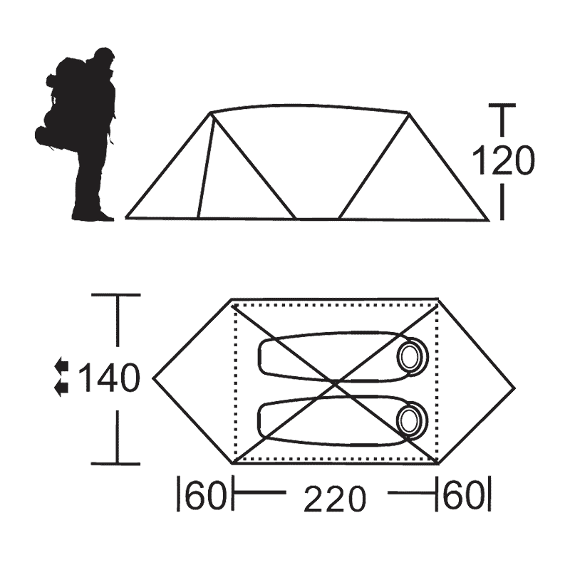 First Ascent StarLight 2 Tent