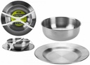 Summit Stainless Steel Plate & Bowl Set