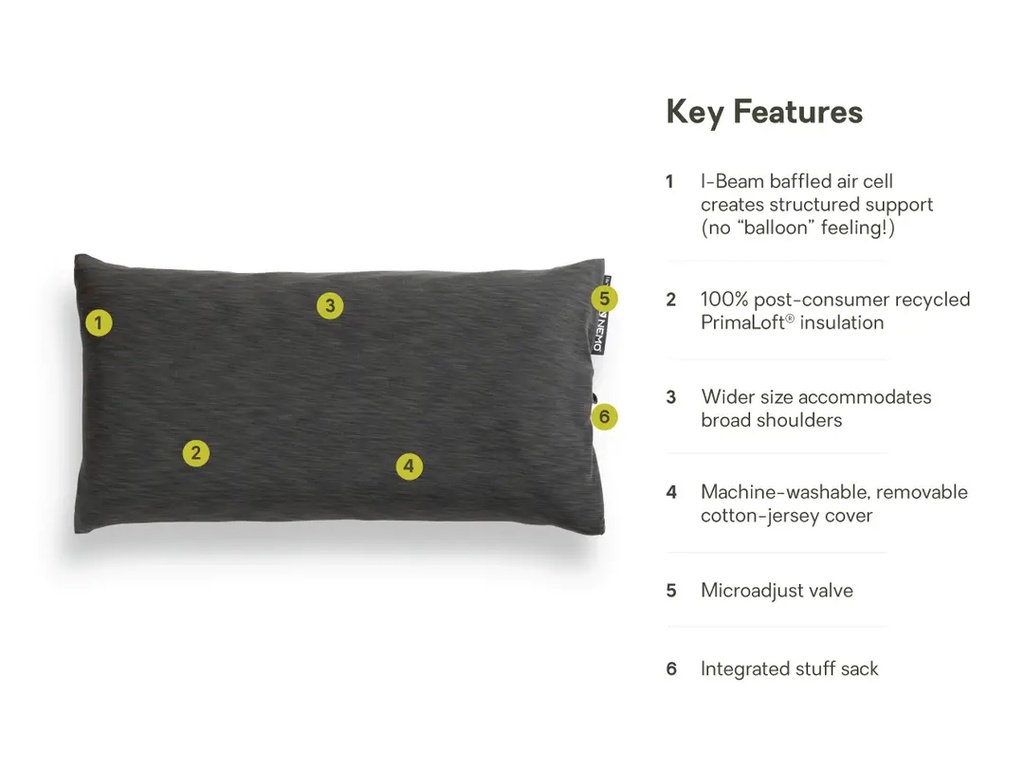 Nemo Fillo Elite Luxury Backpacking Pillow