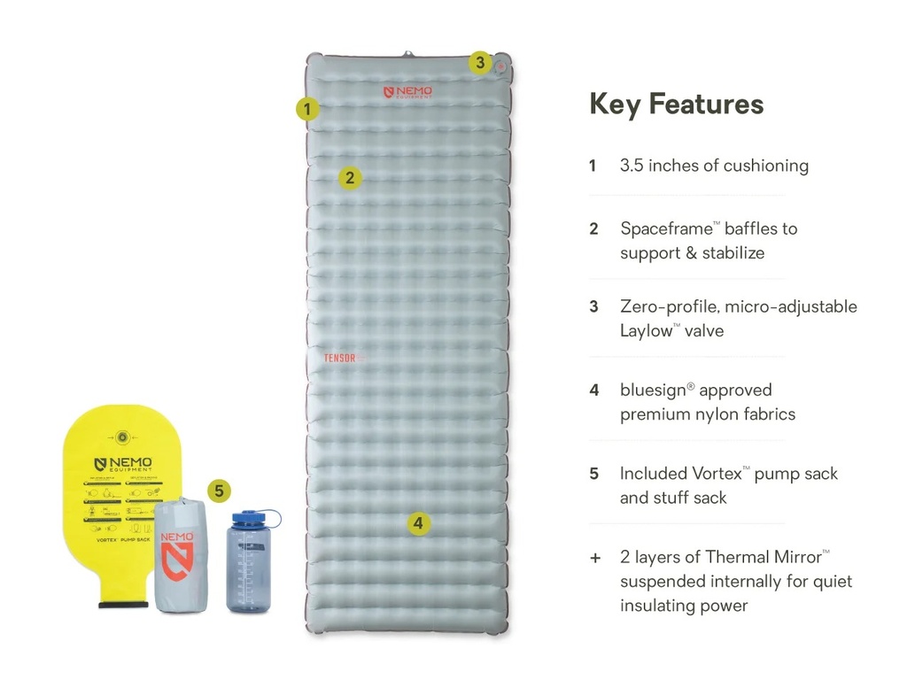 Nemo Tensor All Season Insulated Sleeping Pad