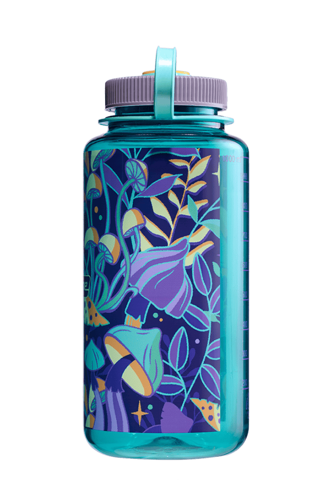 Nalgene Wide Mouth Psychedelic Botanical Bottle (0.94L)(32oZ)