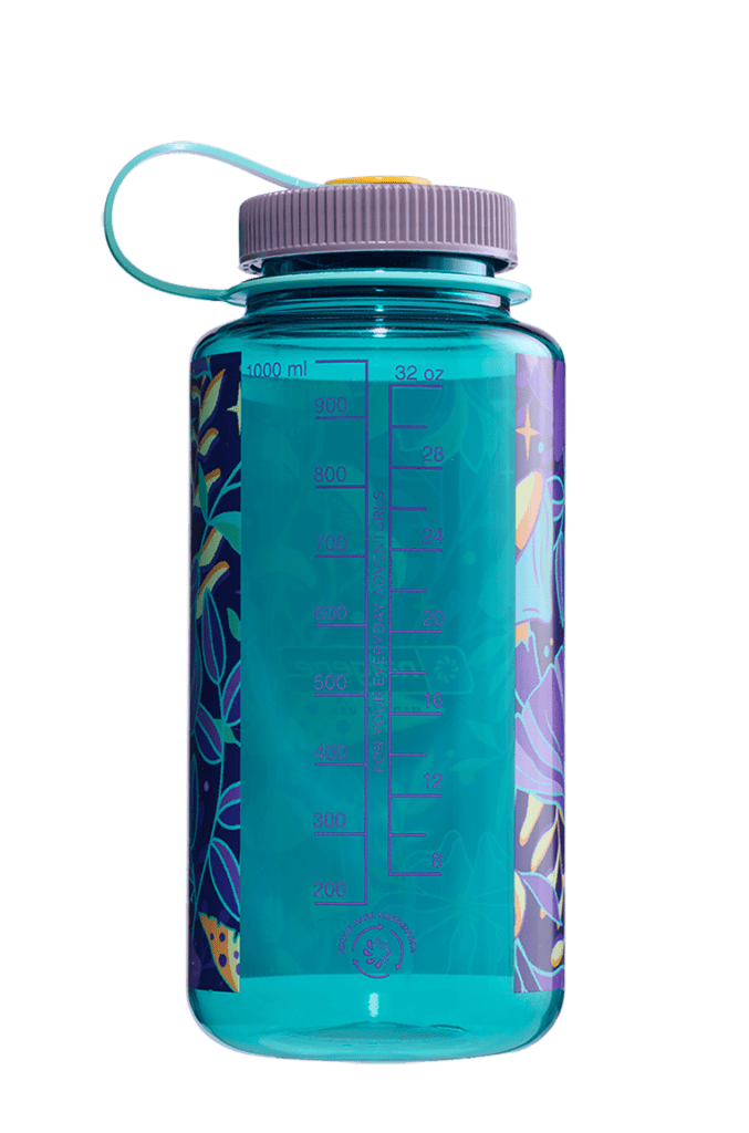 Nalgene Wide Mouth Psychedelic Botanical Bottle (0.94L)(32oZ)