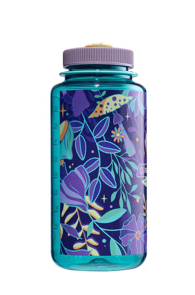 Nalgene Wide Mouth Psychedelic Botanical Bottle (0.94L)(32oZ)