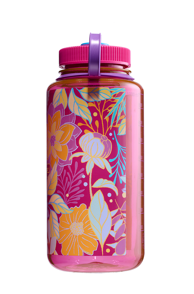 Nalgene Wide Mouth Psychedelic Botanical Bottle (0.94L)(32oZ)