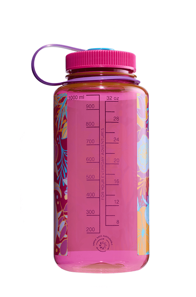 Nalgene Wide Mouth Psychedelic Botanical Bottle (0.94L)(32oZ)