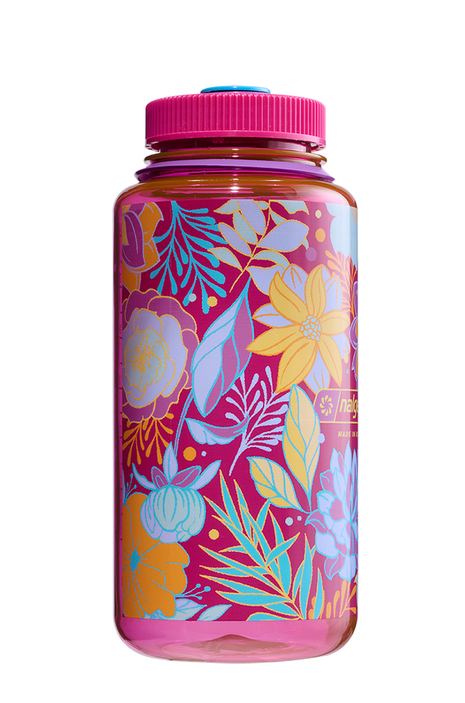 Nalgene Wide Mouth Psychedelic Botanical Bottle (0.94L)(32oZ)