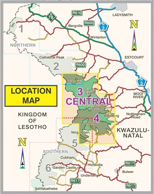 Slingsby Drakensberg Central Maps 3 & 4