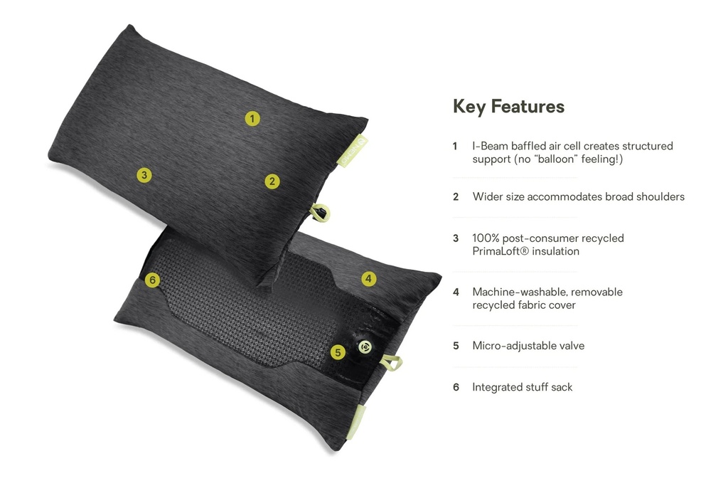 Nemo Fillo Elite Luxury Backpacking Pillow