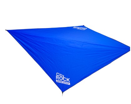 CityROCK Hammock Tarp Blue top
