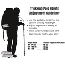 Outdoor Elements Stapper Trekking Pole 110-135cm (Single)