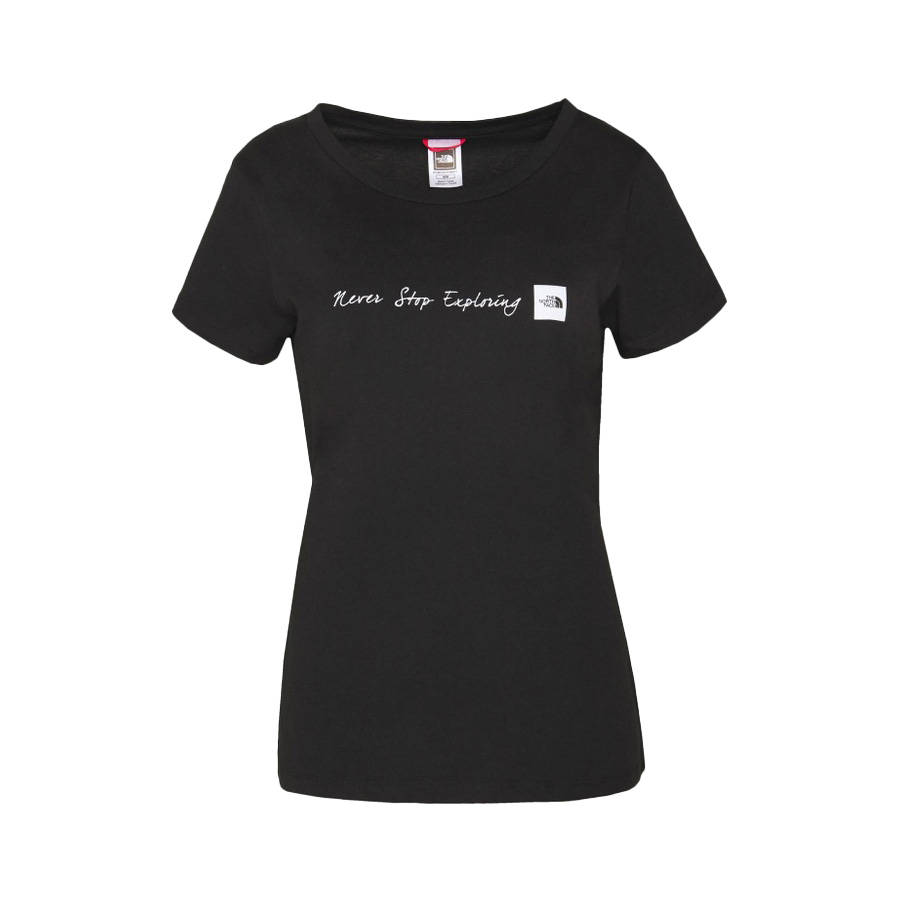 The North Face Never Stop Exploring Tee – Women's (Small, TNF Black)
