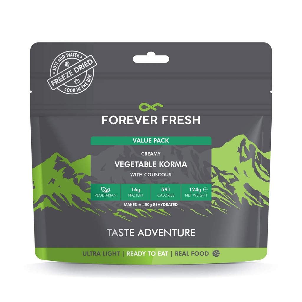 Forever Fresh - Creamy Vegetable Korma With Couscous - Value Pack
