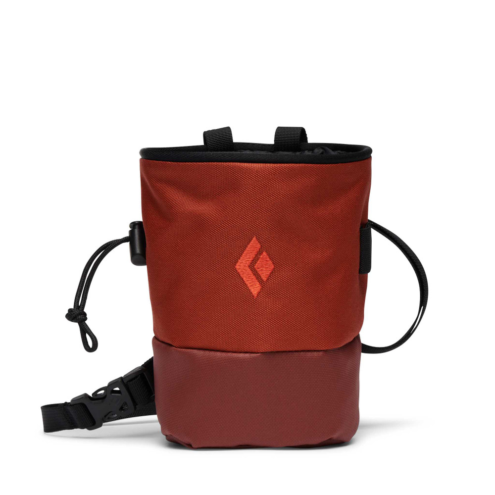 Black Diamond Mojo Zip Chalk Bag (Burnt Sienna, M/L)