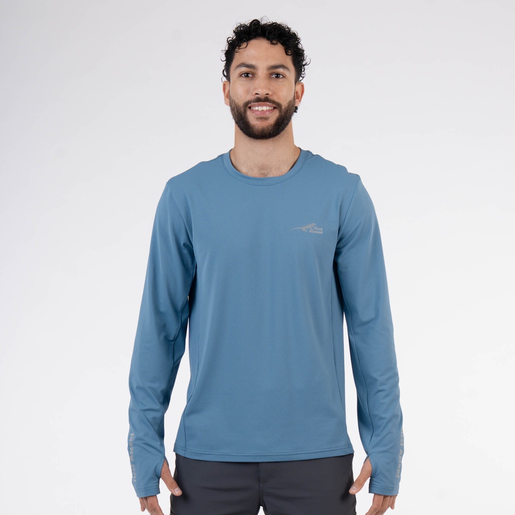 First Ascent Helio Long Sleeve Sun Top - Men's (Small)
