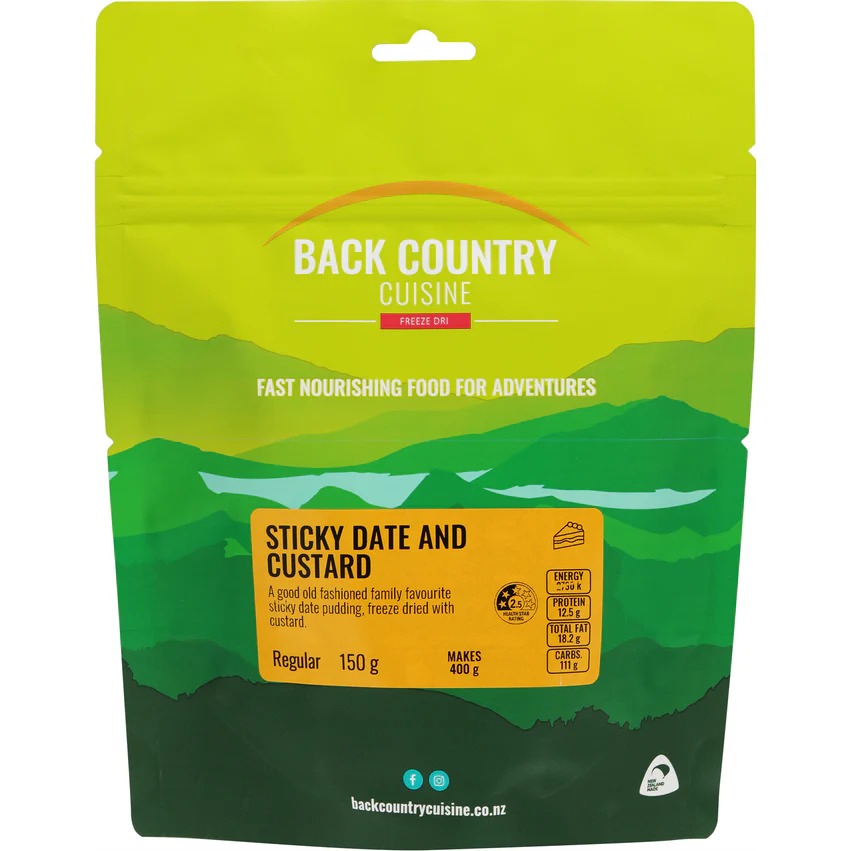 Back Country Dessert: Sticky Date And Custard