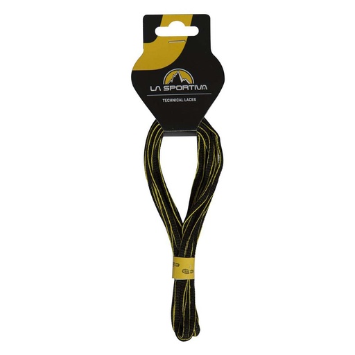 La Sportiva Laces – Mountain Running (Black/Yellow, 107cm)