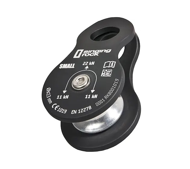 Singing Rock Small Pulley - Black