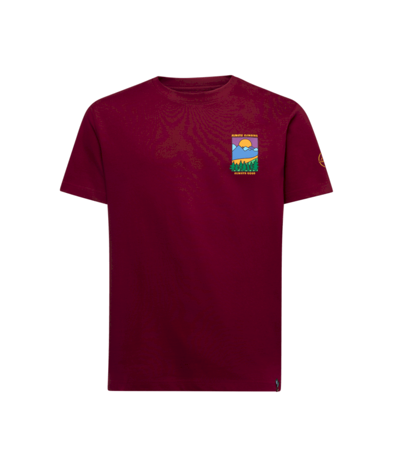 La Sportiva Always Climbing T-Shirt – Men's (Small, Redwood)