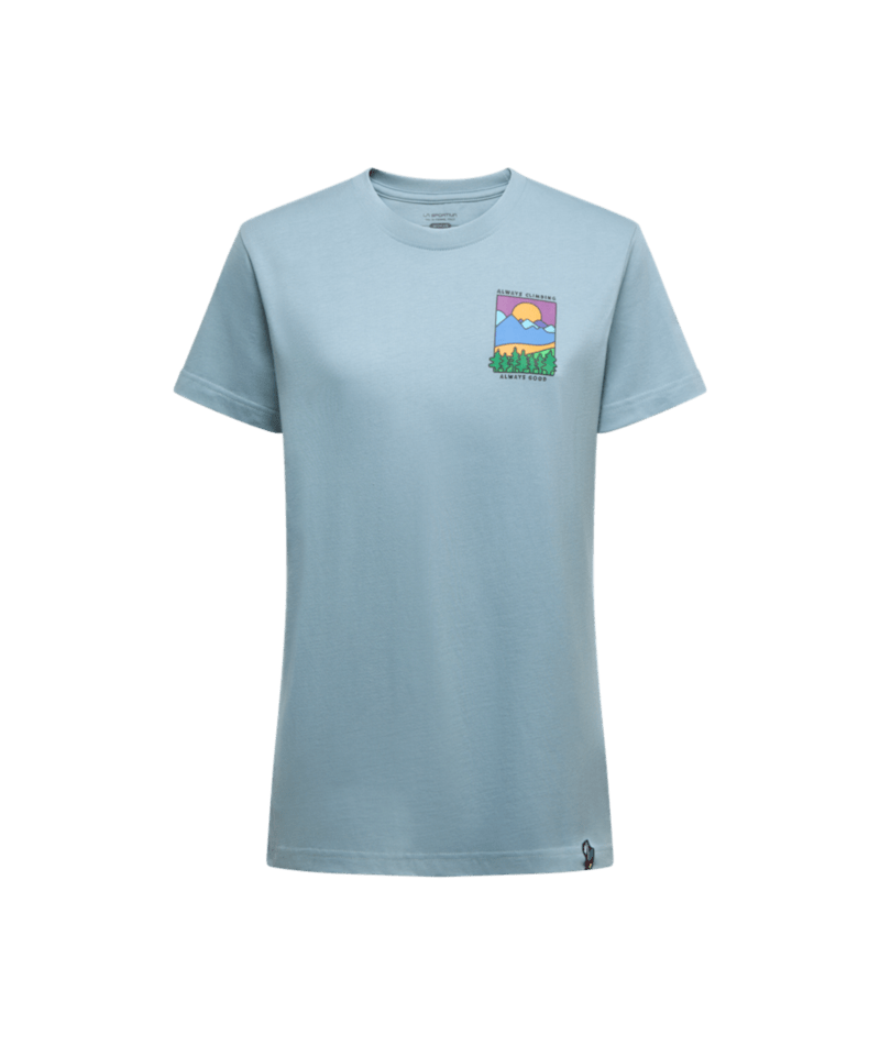 La Sportiva Always Climbing T-Shirt – Women's (X Small, Limestone)