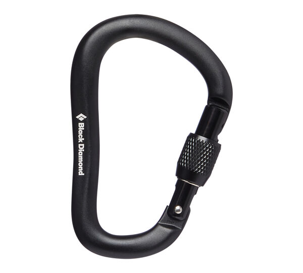 Black Diamond Rocklock Screwgate Carabiner (Black)