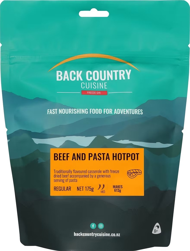 Back Country Cuisine: Beef & Pasta Hotpot  (1 Serving)