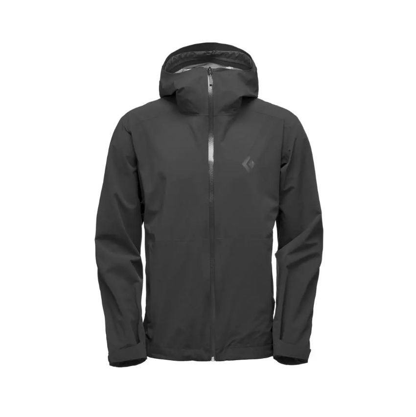 Black Diamond Stormline Stretch Rain Shell – Men's (Small, Black)