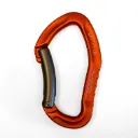 Flashed Bent-Solid Gate Carabiner