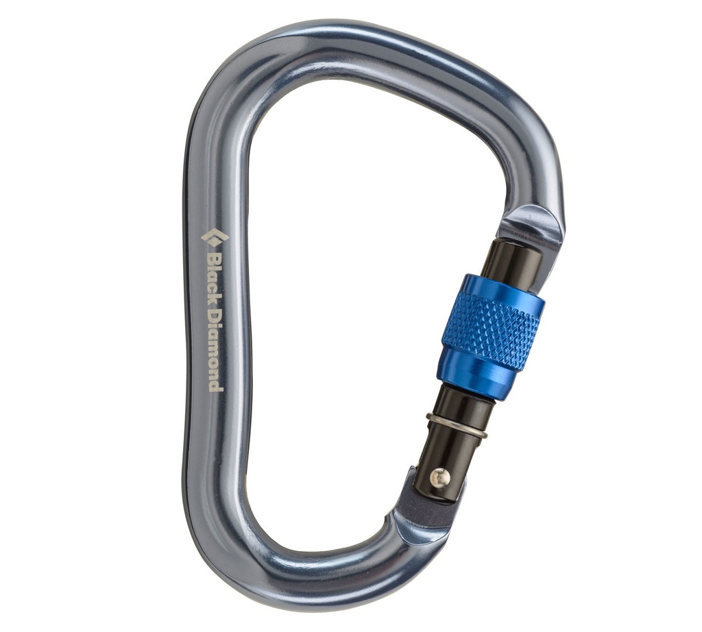 Black Diamond Rocklock Screwgate Carabiner (Grey)