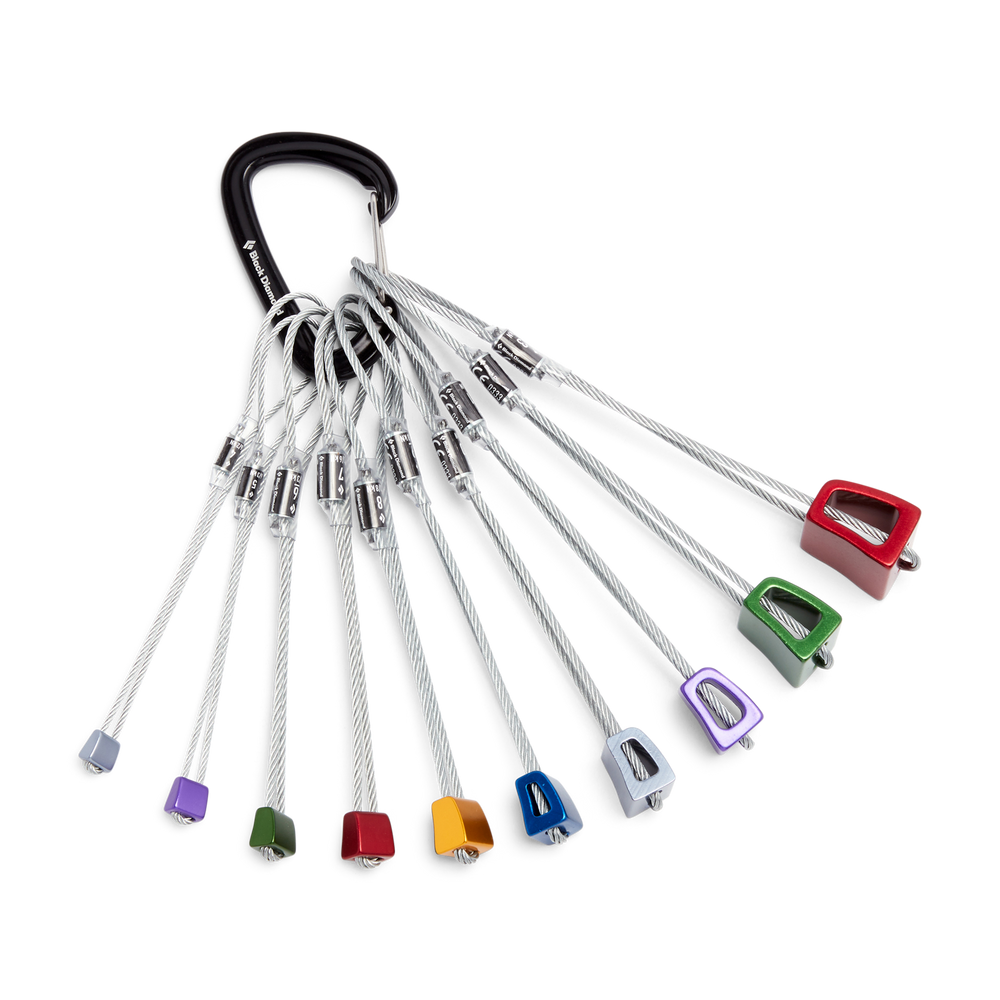 Black Diamond Stopper Set 4-13 and Biner