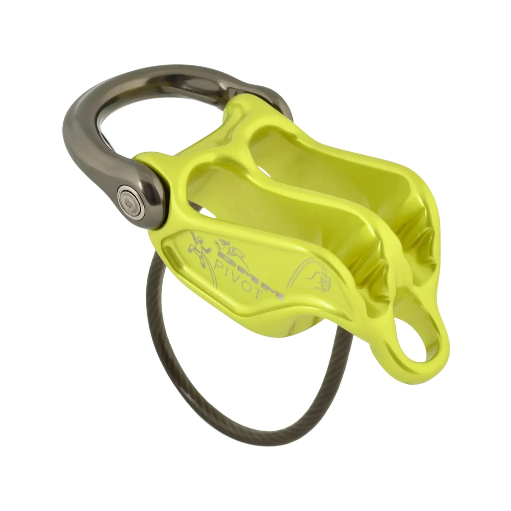 DMM Pivot Belay Device (Lime)