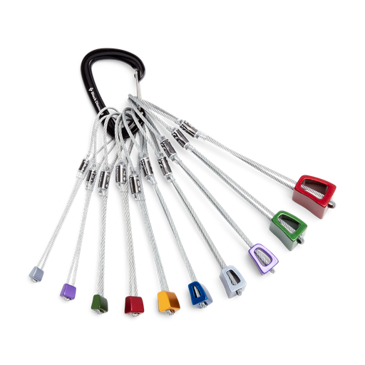Black Diamond Stopper Set 4-13 and Biner