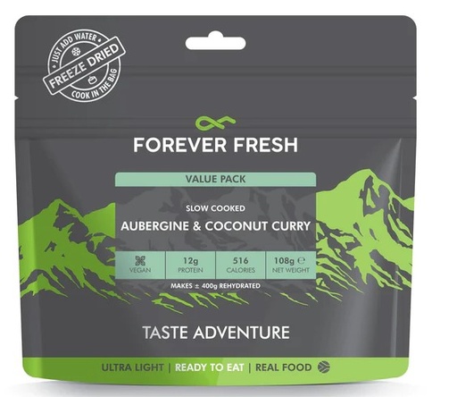 Forever Fresh - Slow Cook Aubergine & Coconut Curry - Value Pack