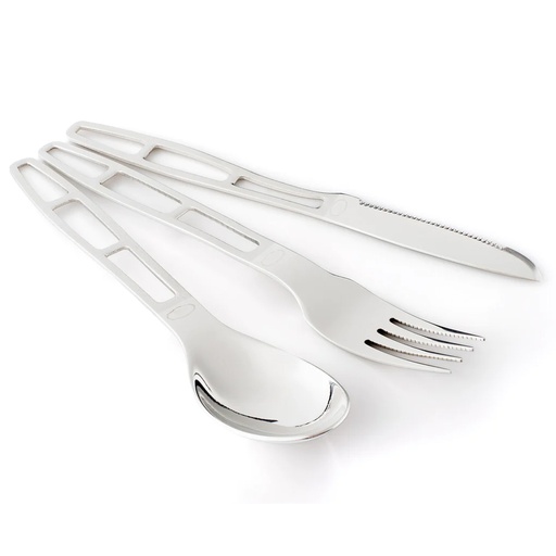 GSI Glacier Stainless Cutlery Set - 3Pcs