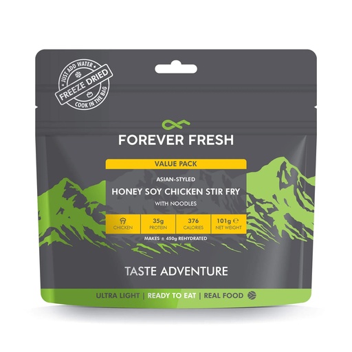 Forever Fresh - Asian-Styled Honey Soy Chicken Stir Fry with Noodles - Value Pack