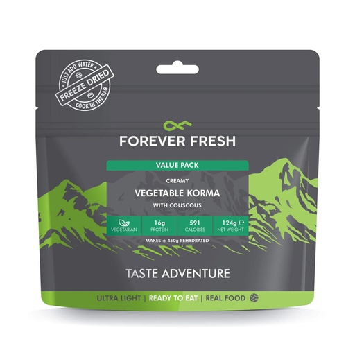 Forever Fresh - Creamy Vegetable Korma With Couscous - Value Pack