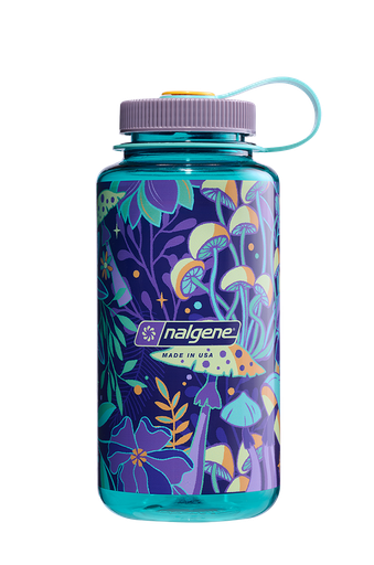 Nalgene Wide Mouth Psychedelic Botanical Bottle (0.94L)(32oZ)