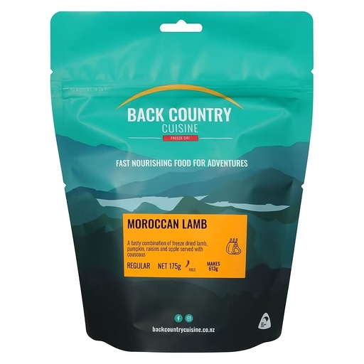 Back Country Cuisine: Moroccan Lamb