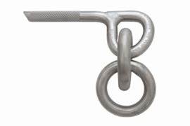 Pure Steel Double Rappel Ring w/ Raumer Glue-In S/S